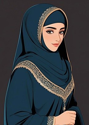 Premium  Denim Abaya